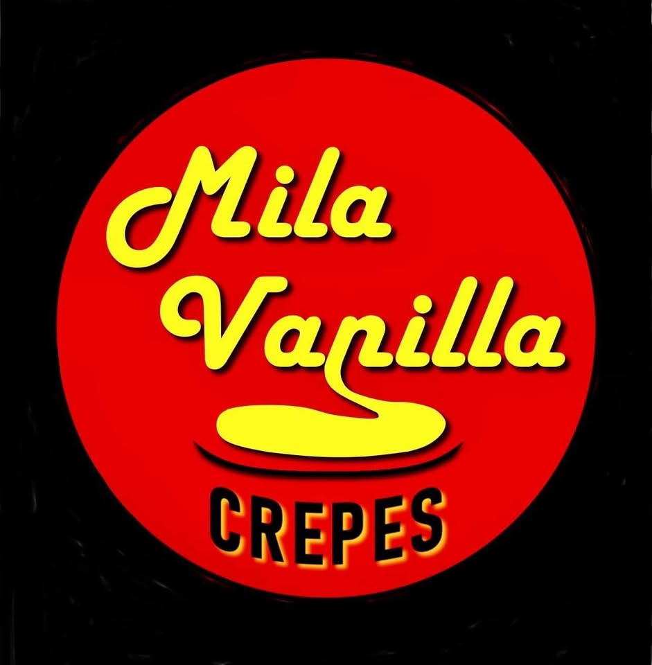 Mila Vanilla Crepes logo for sweet and savory crepe catering in Green Bay Wisconsin